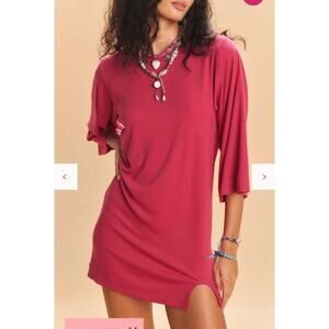 NWT! Free-est by Free People Good Feels Tee Mini Pink M